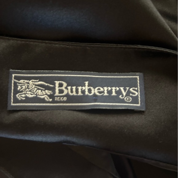 Vintage! Burberry Black silk vest blouse Size 12 - Picture 2 of 5